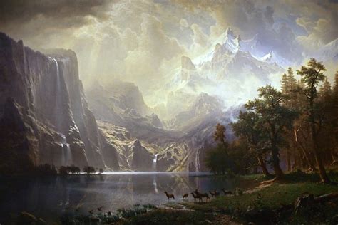 Among The Sierra Nevada California By Albert Bierstadt Smithsonian