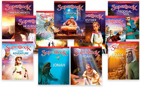 Superbook Season DVD Full Set (13 Episodes) DVD Holder The Fiery Furnace Story Book ...