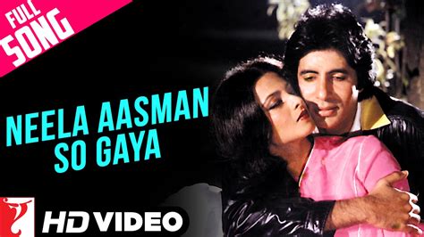 Neela Aasman So Gaya Male Full Song Silsila Amitabh Bachchan