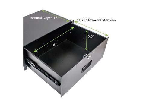 Navepoint Server Cabinet Case Rack Mount Dj Locking Lockable Deep