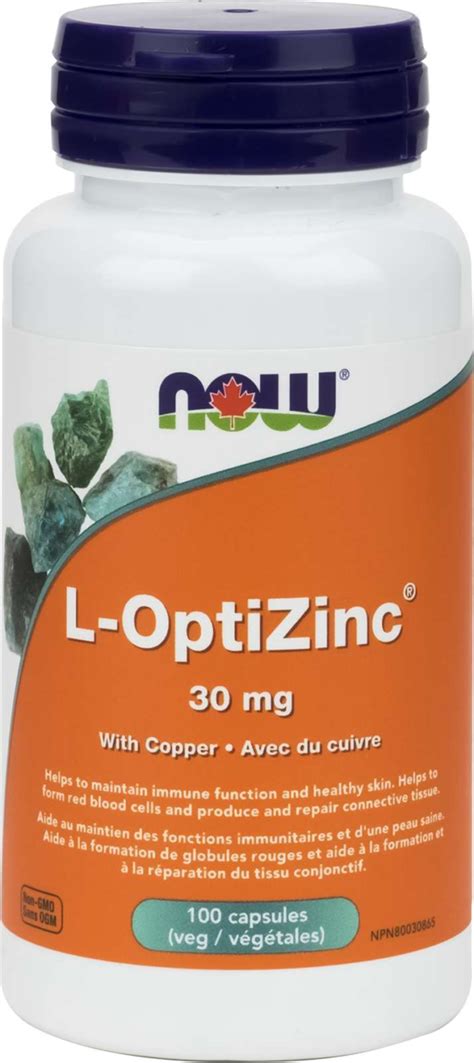 Opti L Zinc Monomethionine Mg Copper Vcap Simcoe Natural Foods