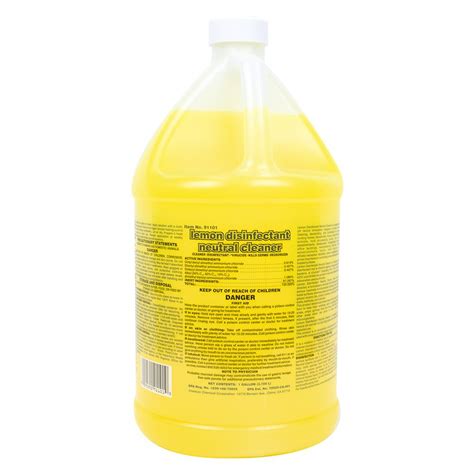 Chemcor Lemon Disinfectant Neutral Cleaner Concentrate