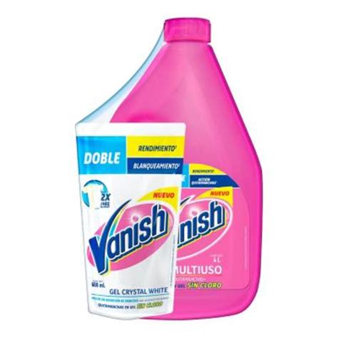 Quitamanchas En Gel Vanish Multiuso L M S Crystal White Ml Walmart