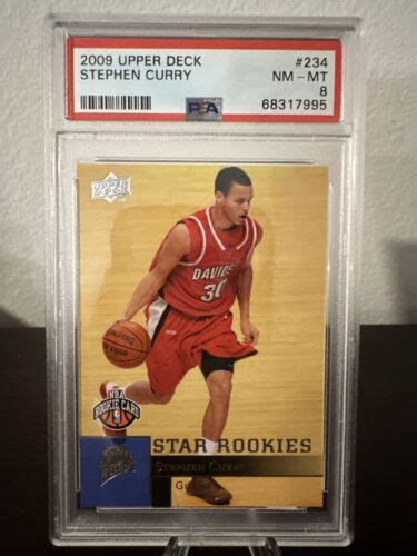 Upper Deck Stephen Curry Rookie Card Star Rookies Psa Ebay