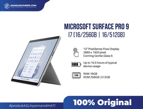 Microsoft Surface Pro 9 I716256gb