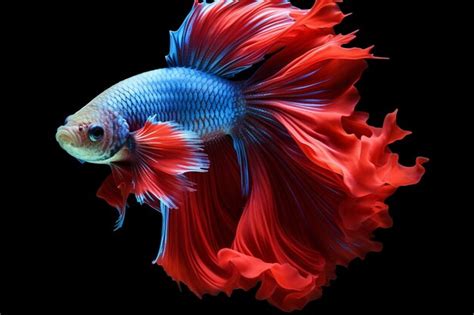 Premium AI Image | photo betta fighting fish