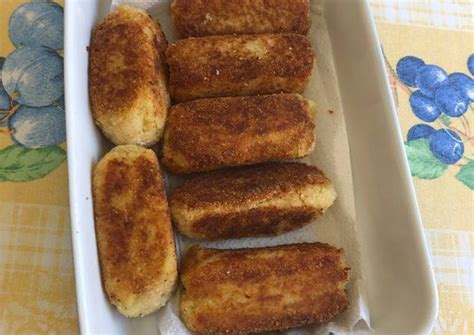 Croquetas de papa con atún Receta de Jimena Cookpad