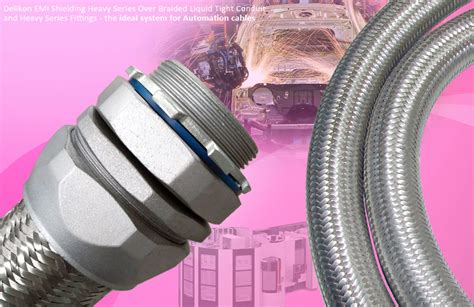 EMI Shielding Over Braided Flexible Electrical Conduit Systems