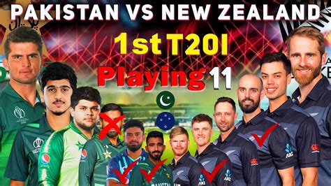 Pakistan Vs New Zealand 1st T20 Match 2024 Playing 11 Pak Vs Nz T20