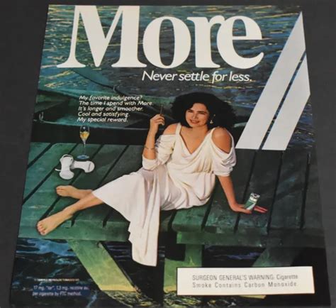 PRINT AD Sexy Heels Fashion Lady Long Legs Brunette More Cigarettes Dock Ar