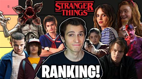 Stranger Things Characters Ranked Season 1 Season 4 YouTube