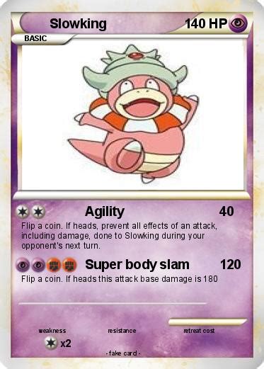 Pokémon Slowking 30 30 - Agility - My Pokemon Card