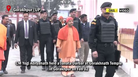 Up Cm Yogi Adityanath Holds ‘janata Darshan In Gorakhpur