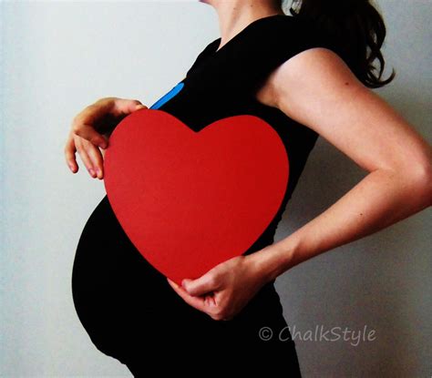 Chalkboard Pregnancy Maternity Photo Props Engagement Or