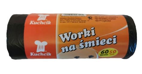 Kuchcik Worki Na Mieci Hdpe L Czarne Szt Cena