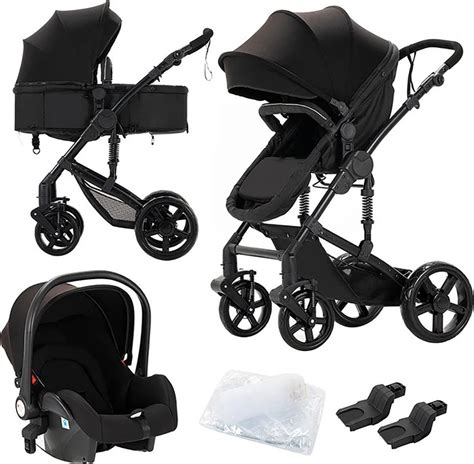 Luxe Kinderwagen 3 In 1 Wandelwagen Baby Kinderwagen Inclusief