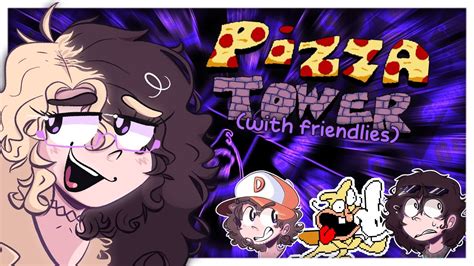 Aubrey And Donald Play Pizza Tower Co Op Without Technichal