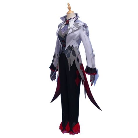 Genshin Impact Fatui Servant Arlecchino Cosplay Costume