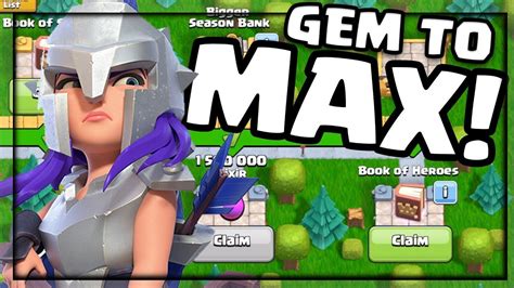 GEM TO MAX Clash Of Clans Gladiator Archer Queen Skin UNLOCKED And ALL