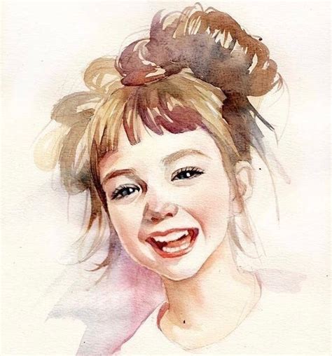 Pin By Imeldalopezcar On A Dibujar Watercolor Face Portrait Painting