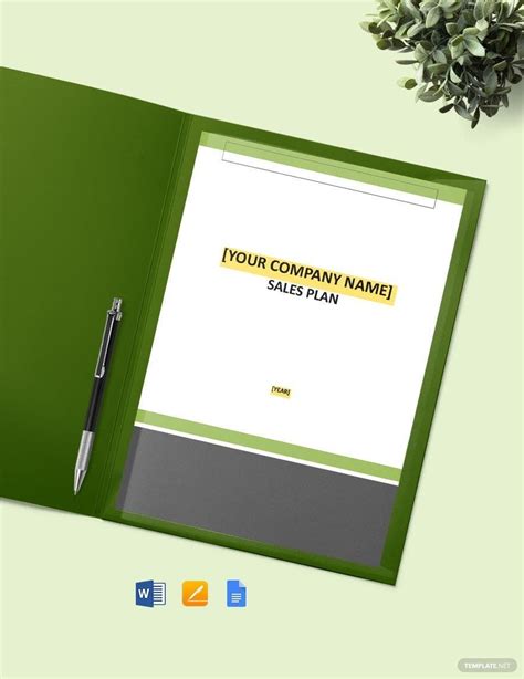 Sample Sales Development Plan Template in Pages, Word, Google Docs ...