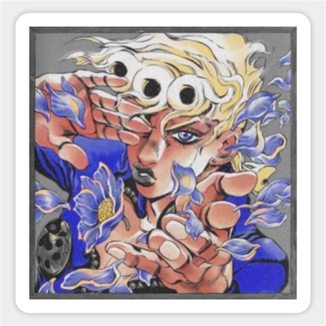 Giorno & Flower Petals Manga Panel Recolor (Black & Blue Variant) - Jojo's Bizarre Adventure ...