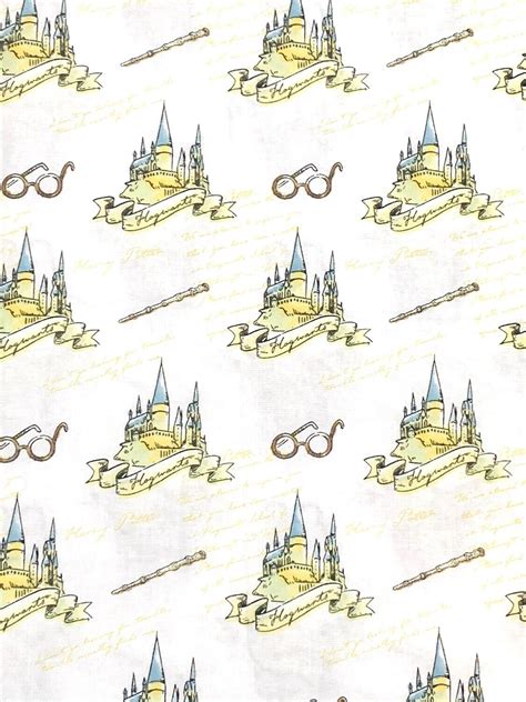 Harry Potter Hogwarts Licensed Quilting Cotton 112cm Wide 0 9m Piece