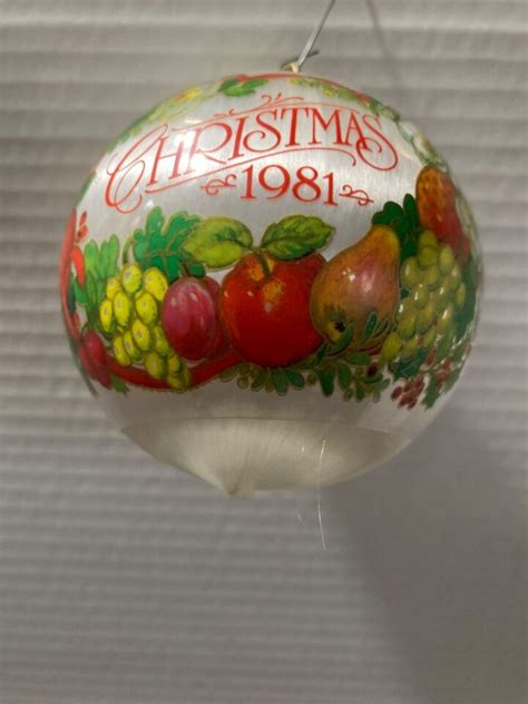 RARE Hallmark Keepsake Unbreakable Satin Christmas Ornament Friendship