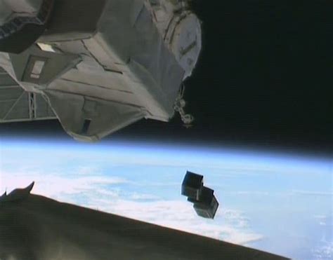 Five Cubesats Successfully Deployed From Kibo Jaxa Human