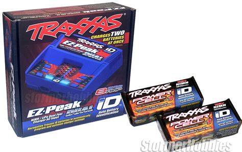 Traxxas EZ PEAK DUAL ID Charger And 2 7 2v 1200mAh Batterys 2925X 1