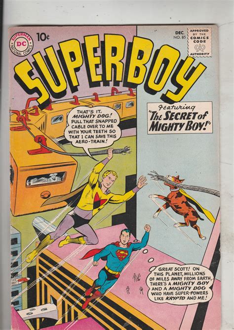 Superboy 85 1960 Mid High Grade FN 1st Mighty Boy Ton Of Superboy