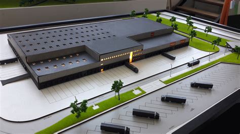 Industrial Models Factory Archtiectural Model | Architectural Scale Models