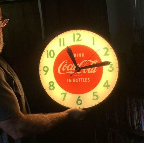 S S Coca Cola Swihart Lighted Clock Value Price Guide