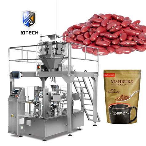 Kitech Plc Control Automatic Granule Stand Up Pouch Horizontal Beans