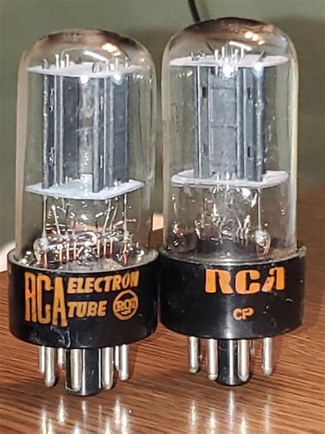 6SN7GTB RCA Black Plate Matched Pair MaxiPreamp2 Tested 2 Reverb