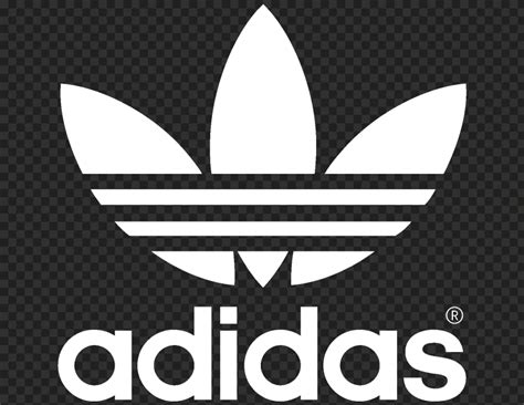 Adidas Trefoil White Logo HD PNG | Citypng