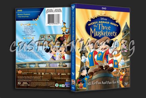 Mickey Donald Goofy The Three Musketeers dvd cover - DVD Covers ...