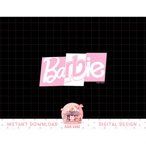 Barbie Mixed Font Pink and White Logo png, sublimation copy - Inspire ...