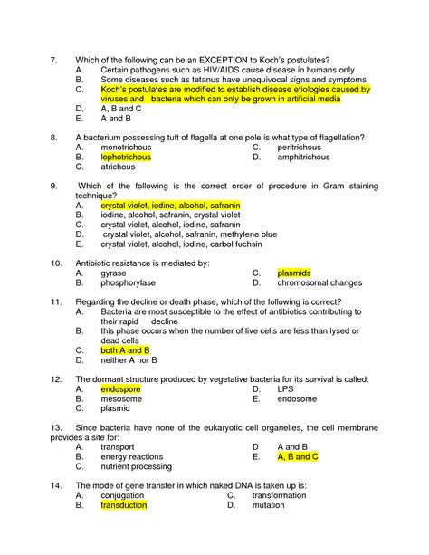 Solution Microbiology Practice Test With Answers O Mcq Studypool