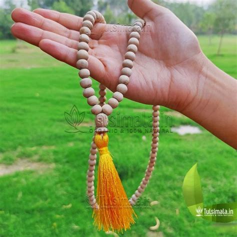 Original Tulasi Beads Japa Mala Handmade Tulsi Beads Mm Tulsi Mala