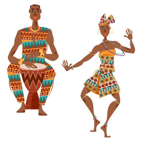 African Tribe Dance Stock Vectors Istock