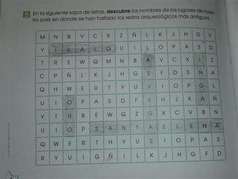 En La Siguiente Sopa De Letras Descubre Los Nombres De Los Lugares De