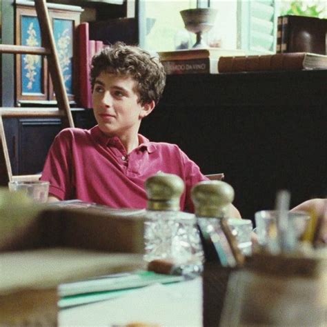 Timothèe Chalamet Call Me By Your Name as Elio Perlman