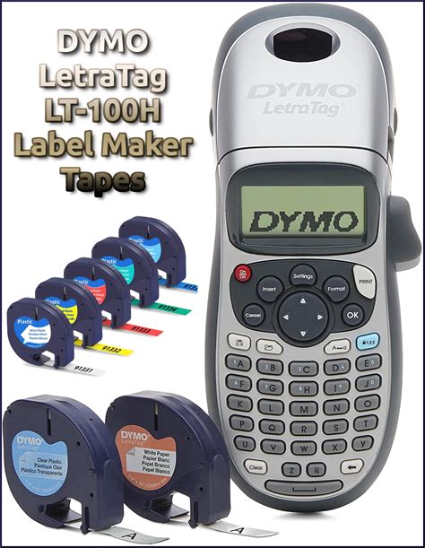 Dymo Letratag Lt H Label Maker Label Tapes Accessories