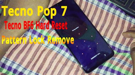 Tecno Pop 7 Hard Reset Pattern Lock Remove Without Pc Tecno BF6 Hard