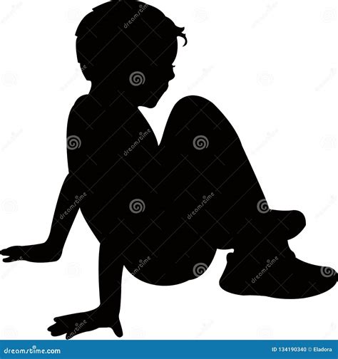 Pee Sitting Down No Peeing Standing Warning Vector Illustration