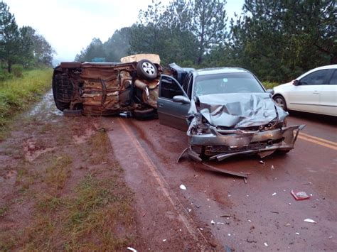 Dos Mujeres Heridas En Un Choque Y Vuelco En Ruta