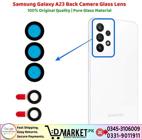 Samsung Galaxy A23 Back Camera Glass Lens Price In Pakistan | Fast+Secure!