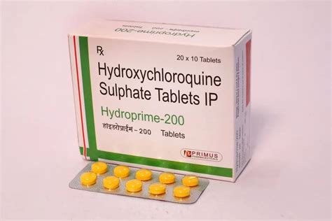 Hydroxychloroquine Sulphate 200mg Tablet At Rs 1400 Box Hydroxychloroquine Sulfate Tablet In