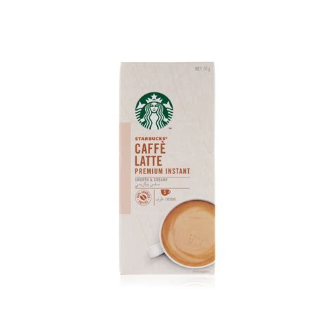 Starbucks Caffe Latte Premium Instant Coffee Mix 5s 70g Spinneys UAE